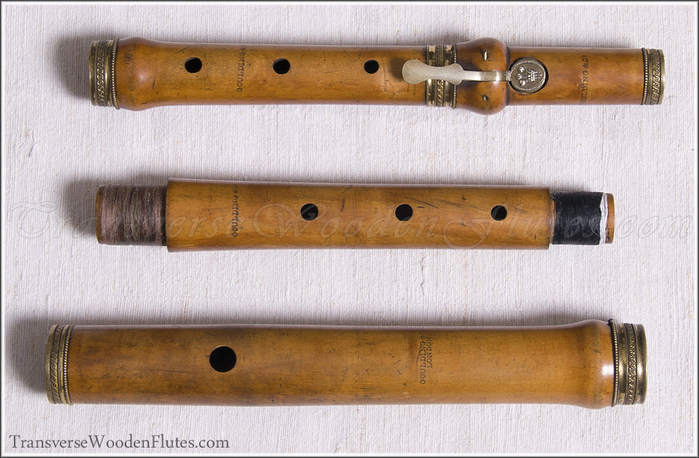 Goulding & Co. Boxwood flute